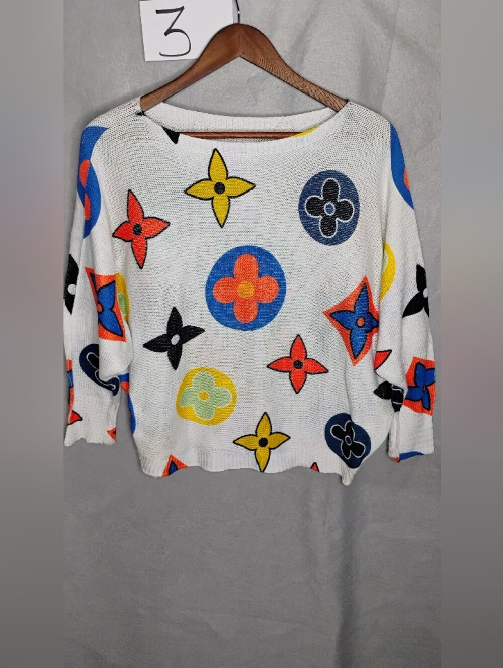 Look Mode Inspired Sweater Women's One Size Made In Italy